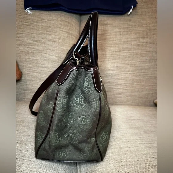 Dooney & Burke Signature Monogram Canvas Tote - Picture 7 of 17